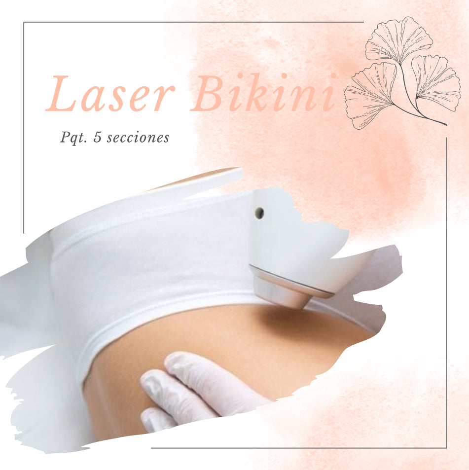 5 secciones de laser de bikini
