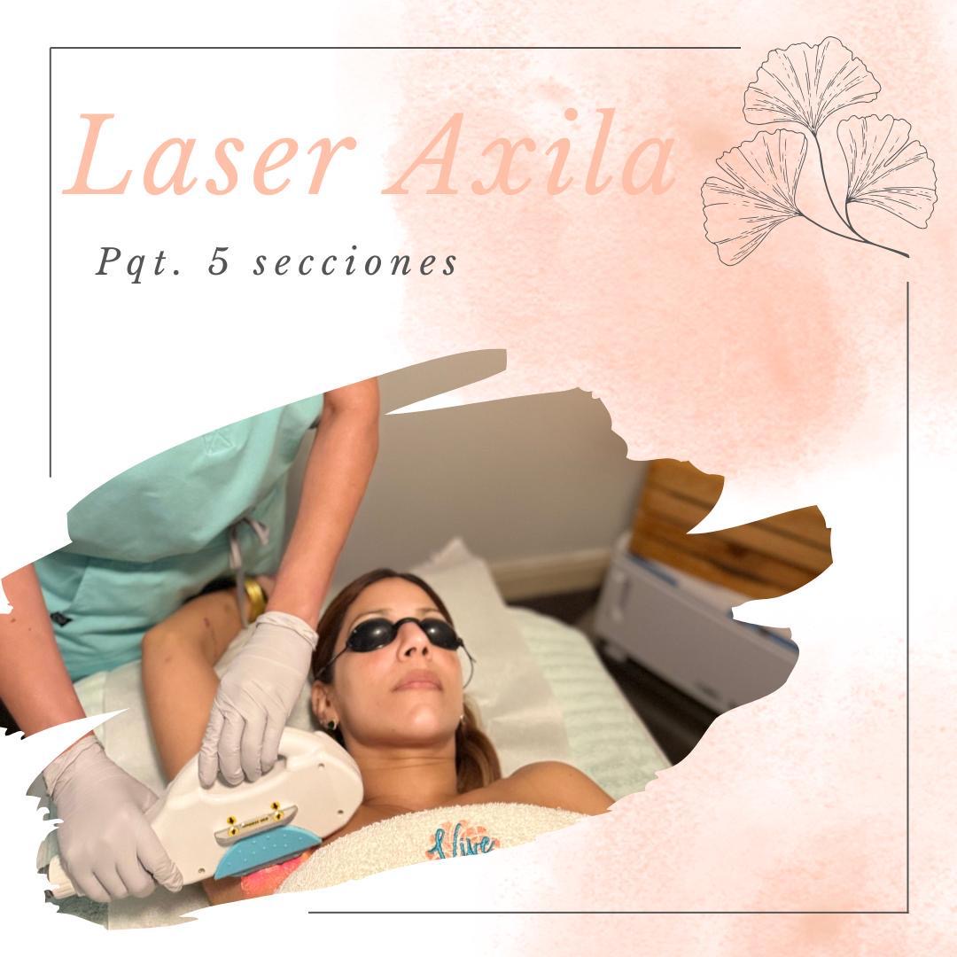 5 sesiones de láser de axila